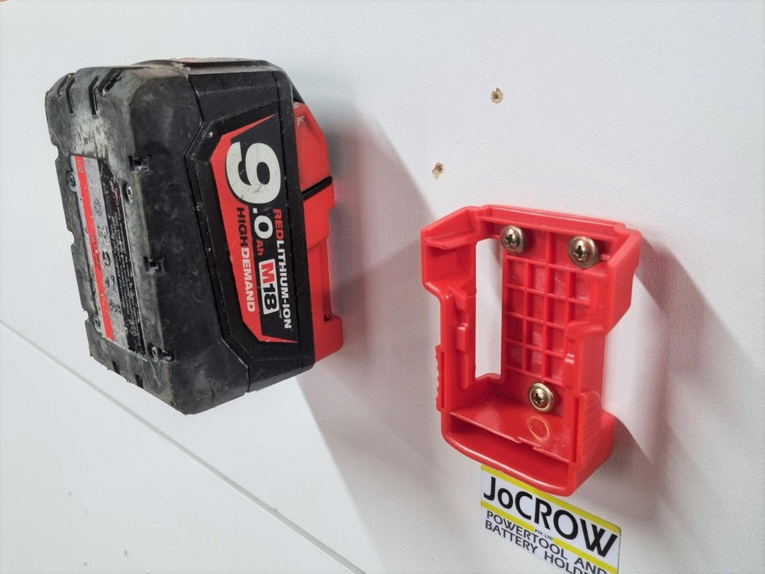 Battery holder for Milwaukee 18v - JoCROW PTY LTD