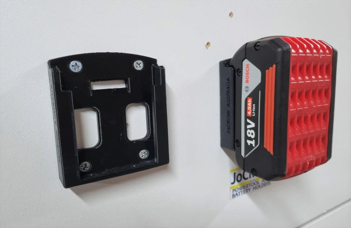 for BOSCH 18v Battery Holder Mount - JoCROW PTY LTD