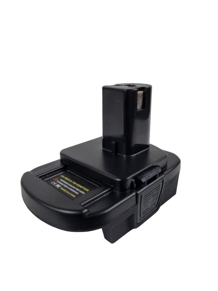 Adapter for Milwaukee 18v battery to Ryobi ONE + 18v Tools. With USB - JoCROW PTY LTD