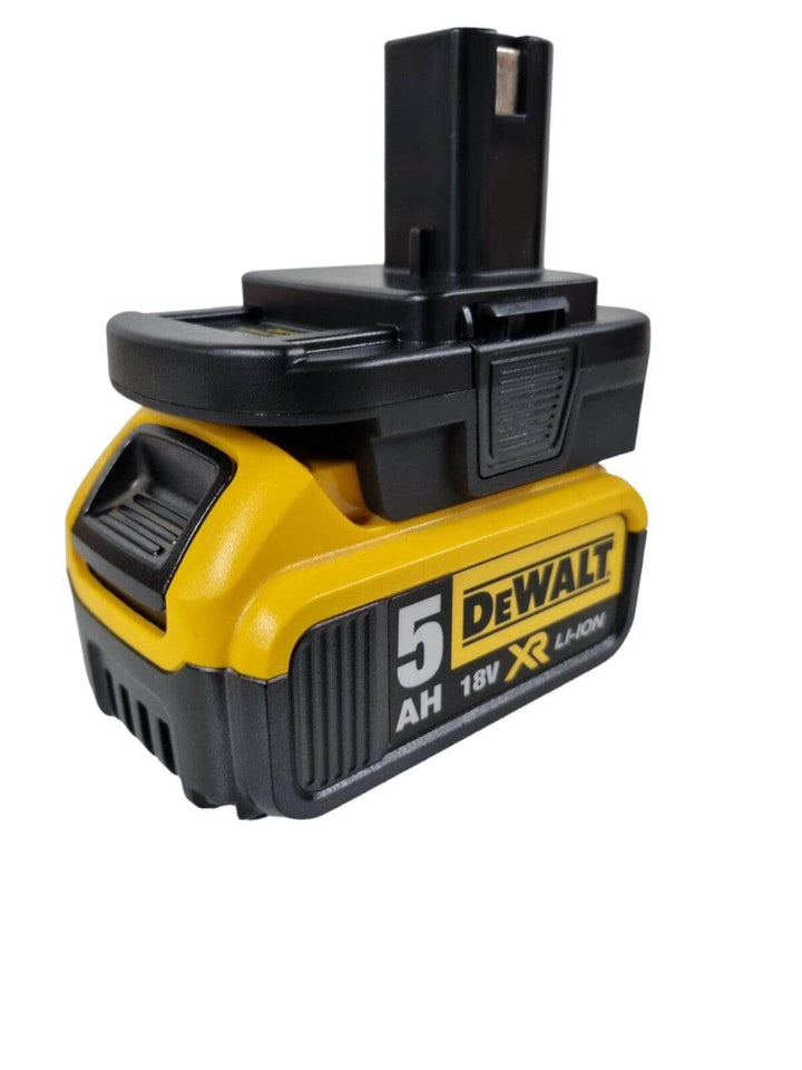 Adapter for DeWalt 18v battery to Ryobi ONE + 18v Tools. With USB - JoCROW PTY LTD