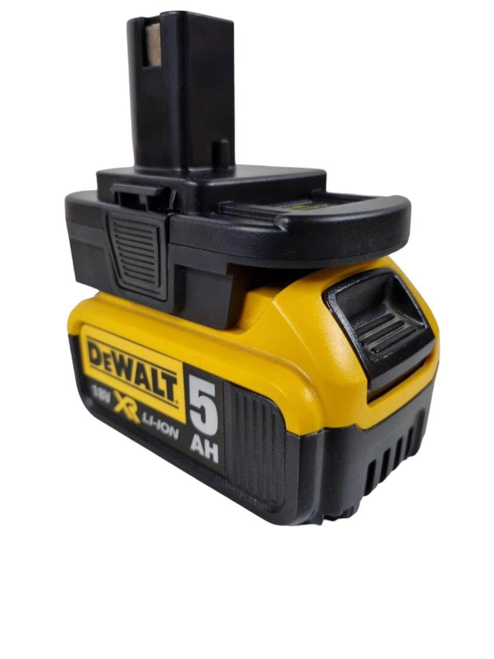 Adapter for DeWalt 18v battery to Ryobi ONE + 18v Tools. With USB - JoCROW PTY LTD