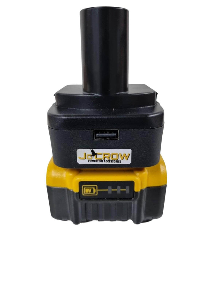 Adapter for DeWalt 18v battery to Ryobi ONE + 18v Tools. With USB - JoCROW PTY LTD