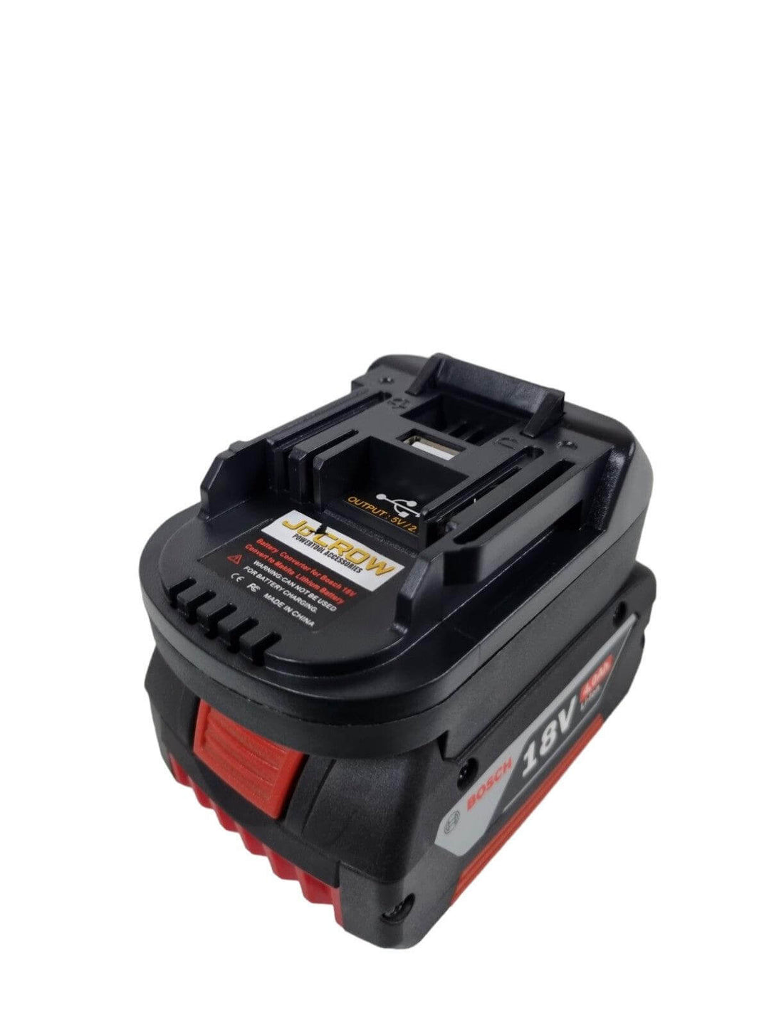 Adapter for Bosch 18v battery to Makita 18v Tools. With USB - JoCROW PTY LTD