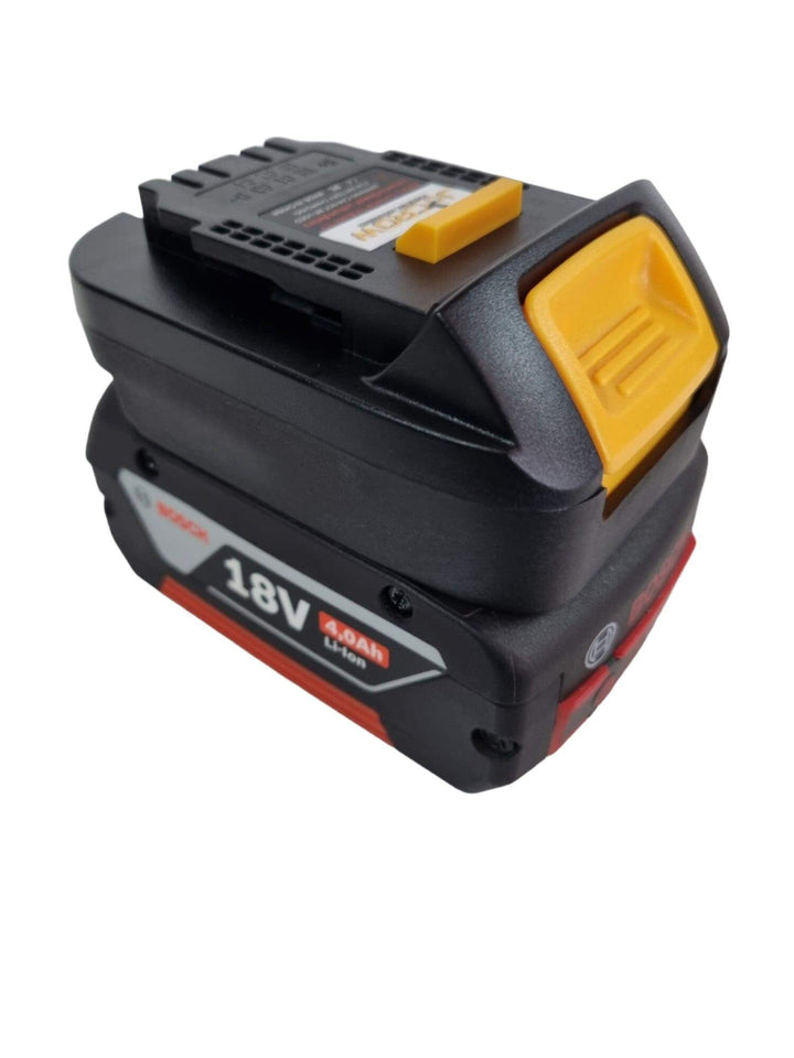 Adapter for BOSCH 18v Battery to DeWALT 18v Tools. - JoCROW PTY LTD