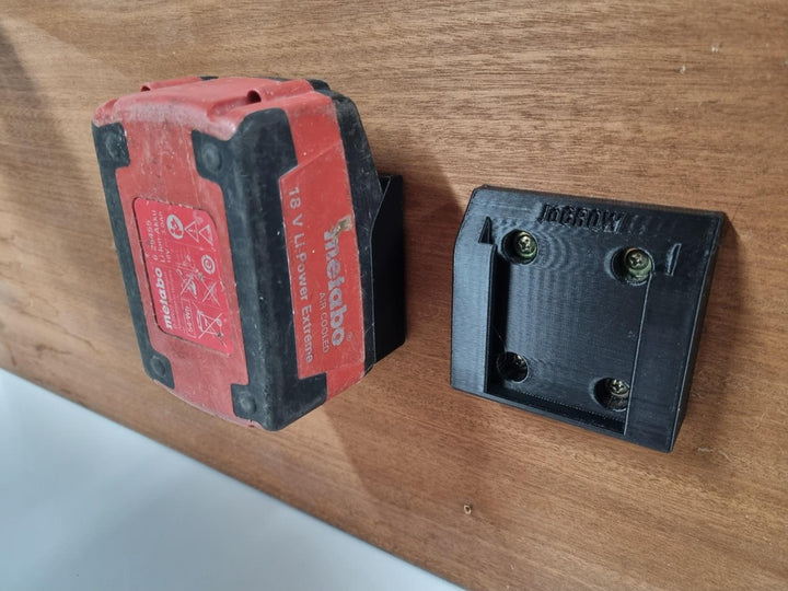 Battery Holder for Metabo 18v Wall Mounted