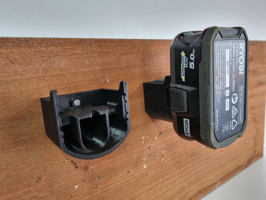 Battery Holder Mount for RYOBI ONE+ 18v