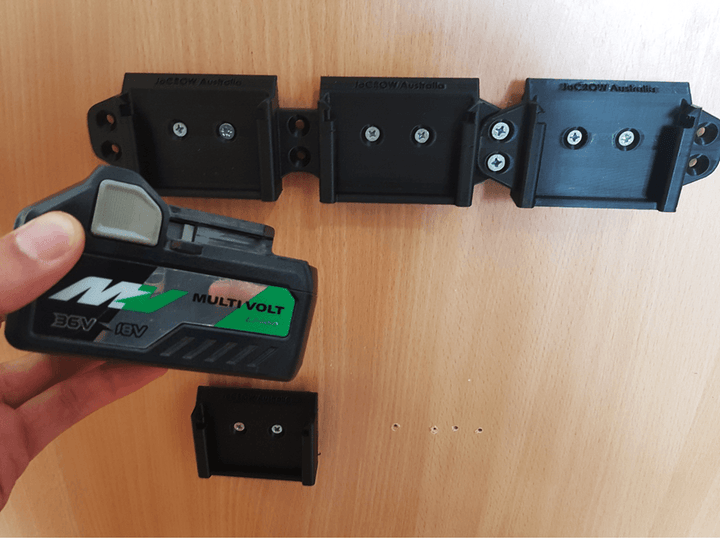 Battery holder for HiTACHI HIKOKI 18v 36v Multivolt - JoCROW PTY LTD